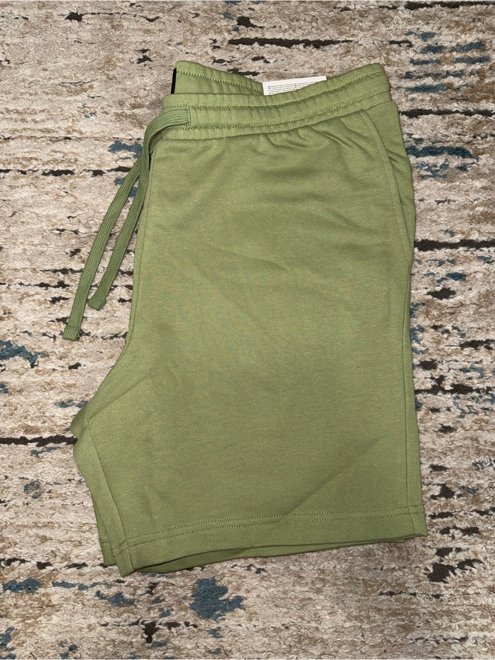 H&M Light Olive Green Drawstring Athletic Shorts - Picture 6 of 6